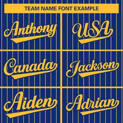 Royal Gold Stripe Raglan Varsity Bomber Jacket 5