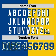Royal Gold Striped Two Tone Authentic Baseball Jersey 4
