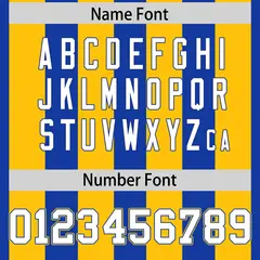 Royal Gold Thick Stripe Authentic Football Jersey 4