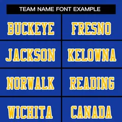Royal Gold-White Classic Mesh Authentic Football Jersey 3