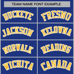 Royal Gold-White Classic Varsity Full-Snap Letterman Jacket 5
