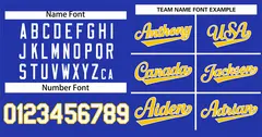 Royal Gold-White Raglan Sleeves Baseball Jersey 3