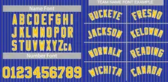 Royal Gold-White Stripe Authentic Fashion Baseball Jersey 3