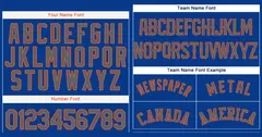 Royal Gray-Orange Bull Classic Authentic Baseball Jersey 3