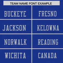 Royal Gray Shoulder Star Pattern Flag Football Jersey 3
