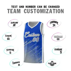 Royal Gray Splash Basketball Uniforms for Training 4