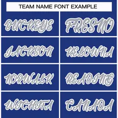 Royal Gray-White Classic Hockey Jersey 3
