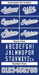 Royal Gray-White Classic Hockey Jersey 3