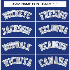 Royal Gray-White Classic Hockey Jersey 3