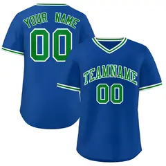 Royal Green Classic Authentic Pullover Baseball Jersey