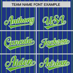 Royal Green Pinstripe Raglan Varsity Letterman Baseball Jacket 3