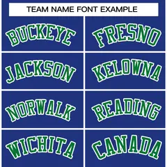 Royal Green-White Raglan Varsity Full-Snap Letterman Jacket 5