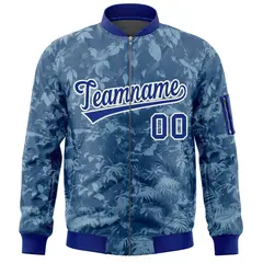 Royal Hawaii Full-Zip Letterman Varsity Bomber Jacket 3