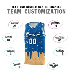 Royal Ice Cream Element Pattern Basketball Kits 4