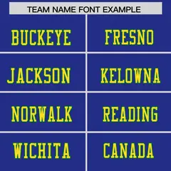 Royal Kelly Green Shoulder Cut Two-Tone Flag Football Jersey 3