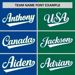 Royal Kelly Green Striped Two Tone Authentic Baseball Jersey 3