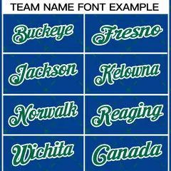 Royal Kelly Green-White Rhombus Authentic Baseball Jersey 3