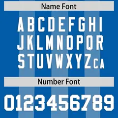 Royal Light Blue Vertical Fine Stripe Gradient Football Jersey 4
