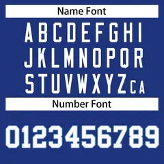 Royal Light Blue-White Classic Style Hockey Jersey 4