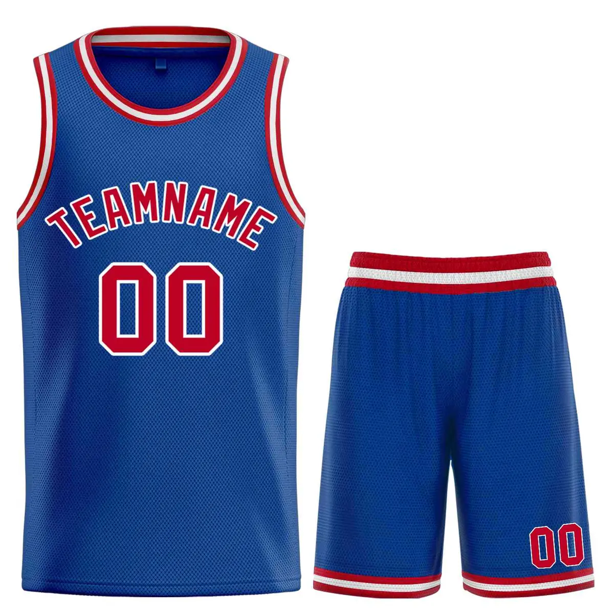 Royal Maroon-White Classic Curved Sets Basketball Jersey