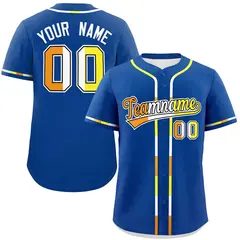 Royal Maverique Pride Month Baseball Jersey 1