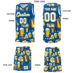 Royal National Beer Day Beer Bubble Basketball Jersey 3