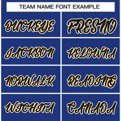 Royal Navy Gold-White Classic Hockey Jersey 3
