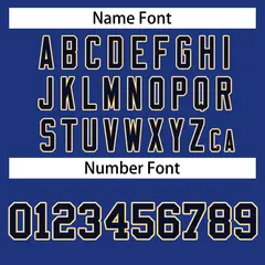 Royal Navy Gold-White Classic Hockey Jersey 3