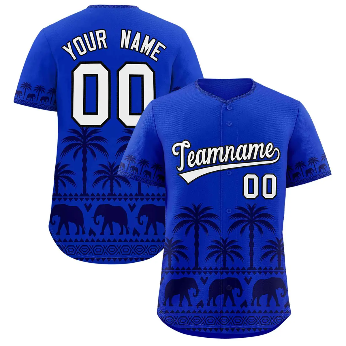Royal Navy Graffiti Pattern Bossinia Style Baseball Jersey