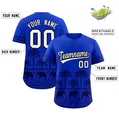Royal Navy Graffiti Pattern Bossinia Style Baseball Jersey 2