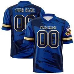 Royal Navy Scratch Pattern Authentic Football Jersey