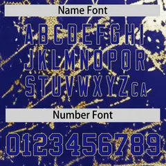 Royal Old Gold Shiny Gold Cracked Texture Baseball Jersey 5