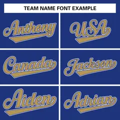Royal Old Gold-White Varsity Full-Snap Letterman Jacket 5