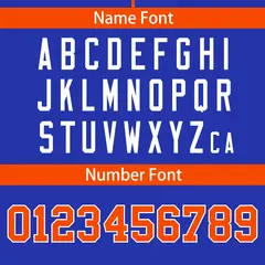 Royal Orange Full Button Classic Authentic Baseball Jersey 4