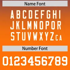 Royal Orange Gradient Authentic Outdoor Football Jersey 4