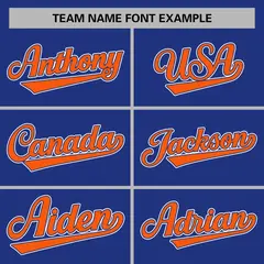Royal Orange-Royal Raglan Sleeves Varsity Full-Snap Letterman Jacket 5