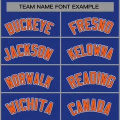 Royal Orange-Royal Raglan Sleeves Varsity Full-Snap Letterman Jacket 5