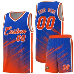 Royal Orange Splash Basketball Kit for Training 1