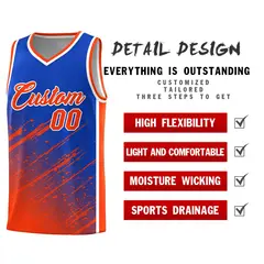Royal Orange Splash Basketball Kit for Training 2