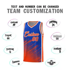 Royal Orange Splash Basketball Kit for Training 4