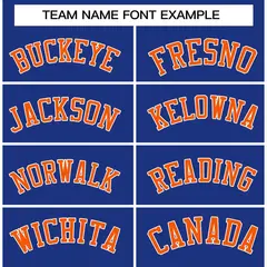 Royal Orange-White Raglan Varsity Full-Snap Letterman Jacket 3