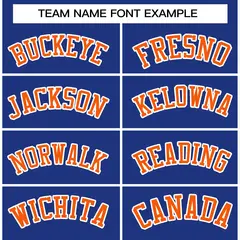 Royal Orange-White Raglan Varsity Full-Snap Letterman Jacket 5