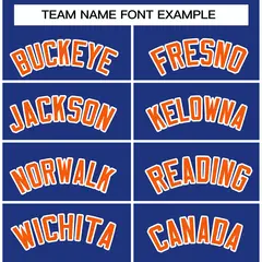 Royal Orange-White Raglan Varsity Full-Snap Letterman Jacket 5