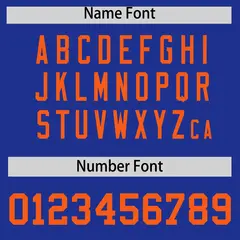 Royal Orange Wind Mark Graffiti Pattern Baseball Jersey 4