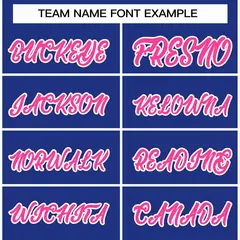 Royal Pink-White Classic Varsity Full-Snap Letterman Jacket 3