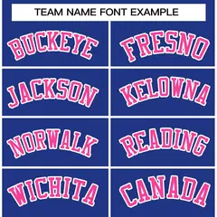 Royal Pink-White Classic Varsity Full-Snap Letterman Jacket 3