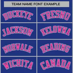 Royal Pink-White Classic Varsity Full-Snap Letterman Jacket 5