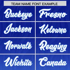 Royal Powder Blue Gradient Outdoor Authentic Football Jersey 3