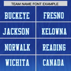 Royal Powder Blue Gradient Outdoor Flag Football Jersey 3