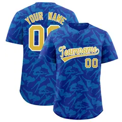 Royal Powder Blue Graffiti Pattern Authentic Baseball Jersey 1
